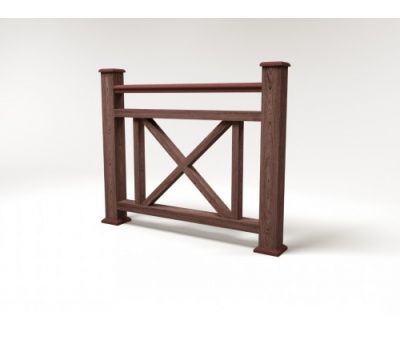 Ограждение ДПК цвет Шоколад Сборка №2 от производителя Faynag по цене 5 950 р Ограждение ДПК цвет Шоколад Сборка №2 от производителя Faynag по цене 5 950 р