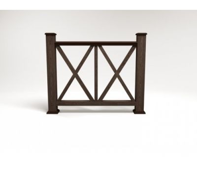 Ограждение ДПК цвет Венге Сборка №7 от производителя Faynag по цене 5 950 р Ограждение ДПК цвет Венге Сборка №7 от производителя Faynag по цене 5 950 р