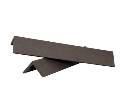 Уголок шлифованный из ДПК завершающий Тёмно-коричневый от производителя Polivan Group по цене 230 р Уголок шлифованный из ДПК завершающий Тёмно-коричневый от производителя Polivan Group по цене 230 р