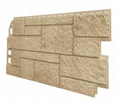 Фасадные панели (Цокольный Сайдинг) VOX Vilo SANDSTONE Песочный от производителя  Vox по цене 720 р