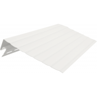 Ветровая (карнизная) доска 3050 мм Белая