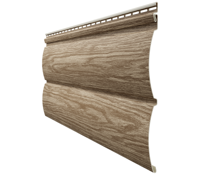 Виниловый сайдинг - серия LUX Блок-Хаус D4,7T,( под бревно) Кедр от производителя Docke по цене 525 р Виниловый сайдинг - серия LUX Блок-Хаус D4,7T,( под бревно) Кедр от производителя Docke по цене 525 р