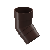 Колено 45˚ Premium ПВХ Шоколад